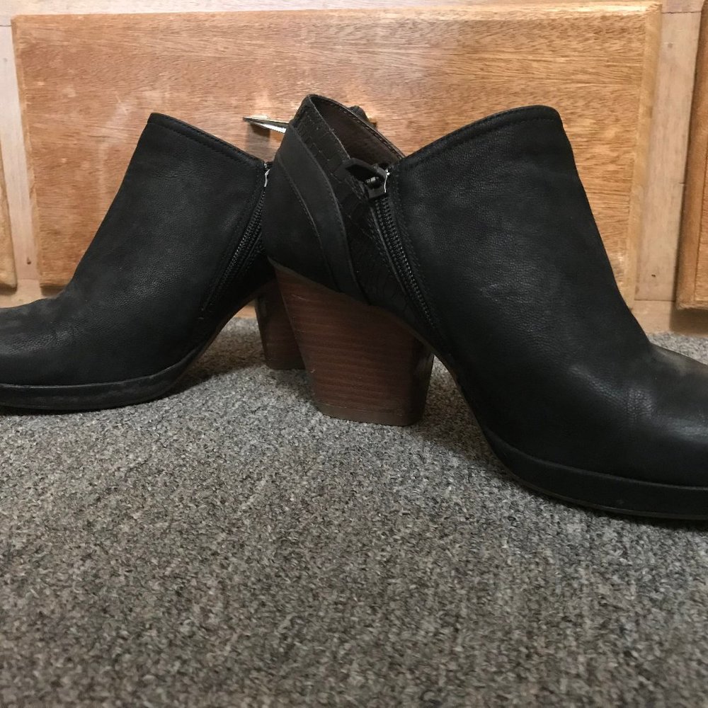 Black Booties with Heel